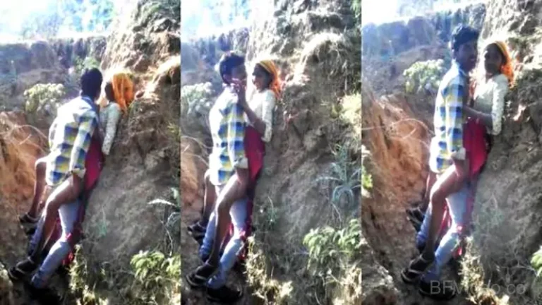 Adivasi Girl Outdoor Sex MMS Caught By A Voyeur