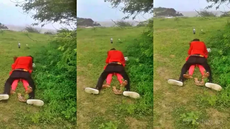 Desi Lovers Outdoor Sex Caught Red Handed