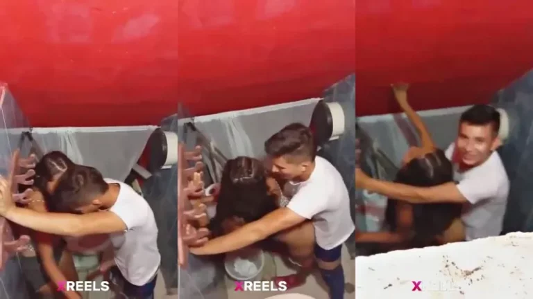 Friends Secretly Recording While Guy Fucking Girlfriend In The Toilet