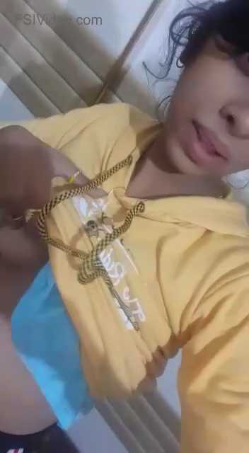 Manali Village Girl Showing her Tiny Boobs on Selfie Camera