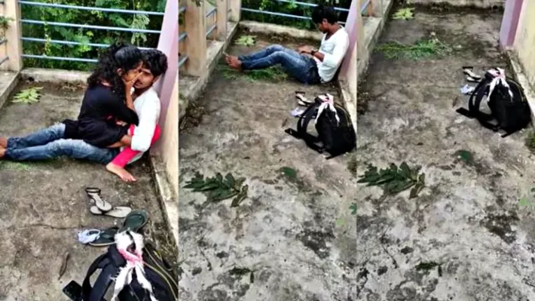 South Indian Lovers Caught Fucking Outdoors