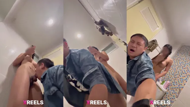 Transgender Shemale Likes To Have A Sex With Her Guy In The Bathroom